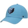 Men's '47 Light Blue Memphis Grizzlies Team Clean Up Adjustable Hat