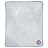 MLB 114 Cubs Patch Two Tone Sherpa Throw