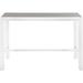 Wade Logan® Noland Bar Outdoor Table Wood/Metal in Gray/White | 42 H x 60 W x 24 D in | Wayfair 380-T