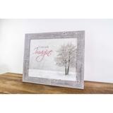 Gracie Oaks I Can Only Imagine Tree Art - Picture Frame Graphic Art on Wood/Paper in Brown/Green | 22 H x 28 W x 1 D in | Wayfair