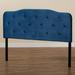 Rosdorf Park Anouschka Velvet Panel Headboard Upholstered/Velvet in Blue | 47.8 H x 79.7 W x 2 D in | Wayfair 2408D27F8A974FFD8BD5CB79725C2C94