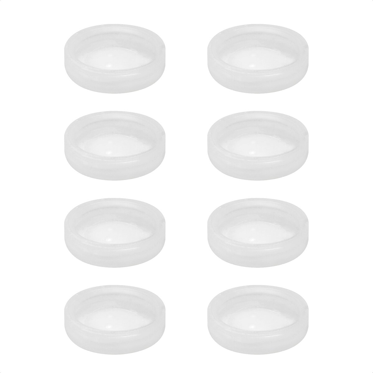 WAGNER QuickClick® Plastikgleiter antirutsch STOPP - 8er-Set Ersatzgleiter Ø 17 mm - für Basis Ø 17 mm, DE Ware-15833900 Image