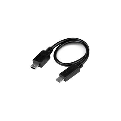 StarTech.com USB OTG Kabel Micro auf Mini St/St 20cm Adapterkabel