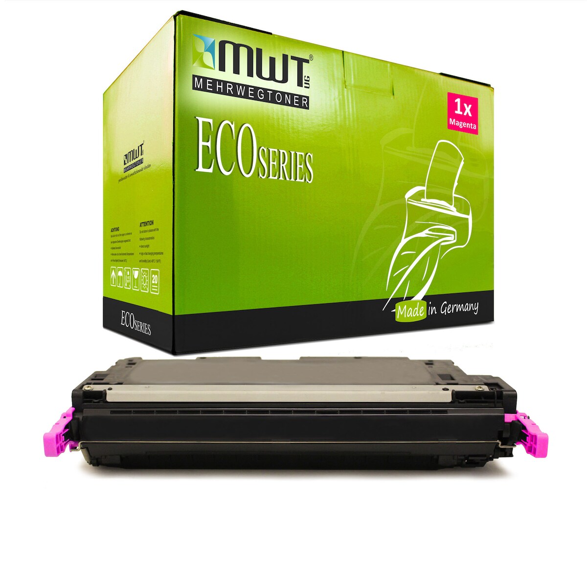 1 Mehrwegtoner kompatible Lasertoner ersetzt HP Q6463A 644A Magenta Image
