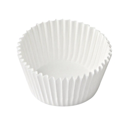 1000x Gebäckkapseln weiß O 20 x 19 mm