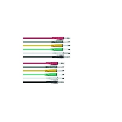 OMNITRONIC Klinkenkabel 6,3 Patchcord stereo 6x0,9m Image