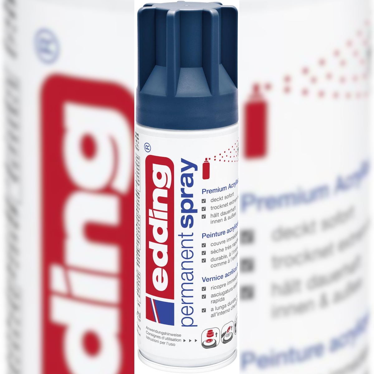 edding 5200 Permanentspray Premium Acryllack elegant nachtblau matt 200 ml Image