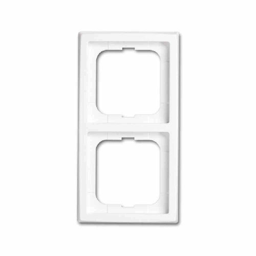 Busch-Jaeger FUTURE Rahmen, 2f, studioweiß, glänzend, Kunststoff, geeignet für Geräteeinbaukanal, geeignet für Unterputz-Installation, Thermoplast Image