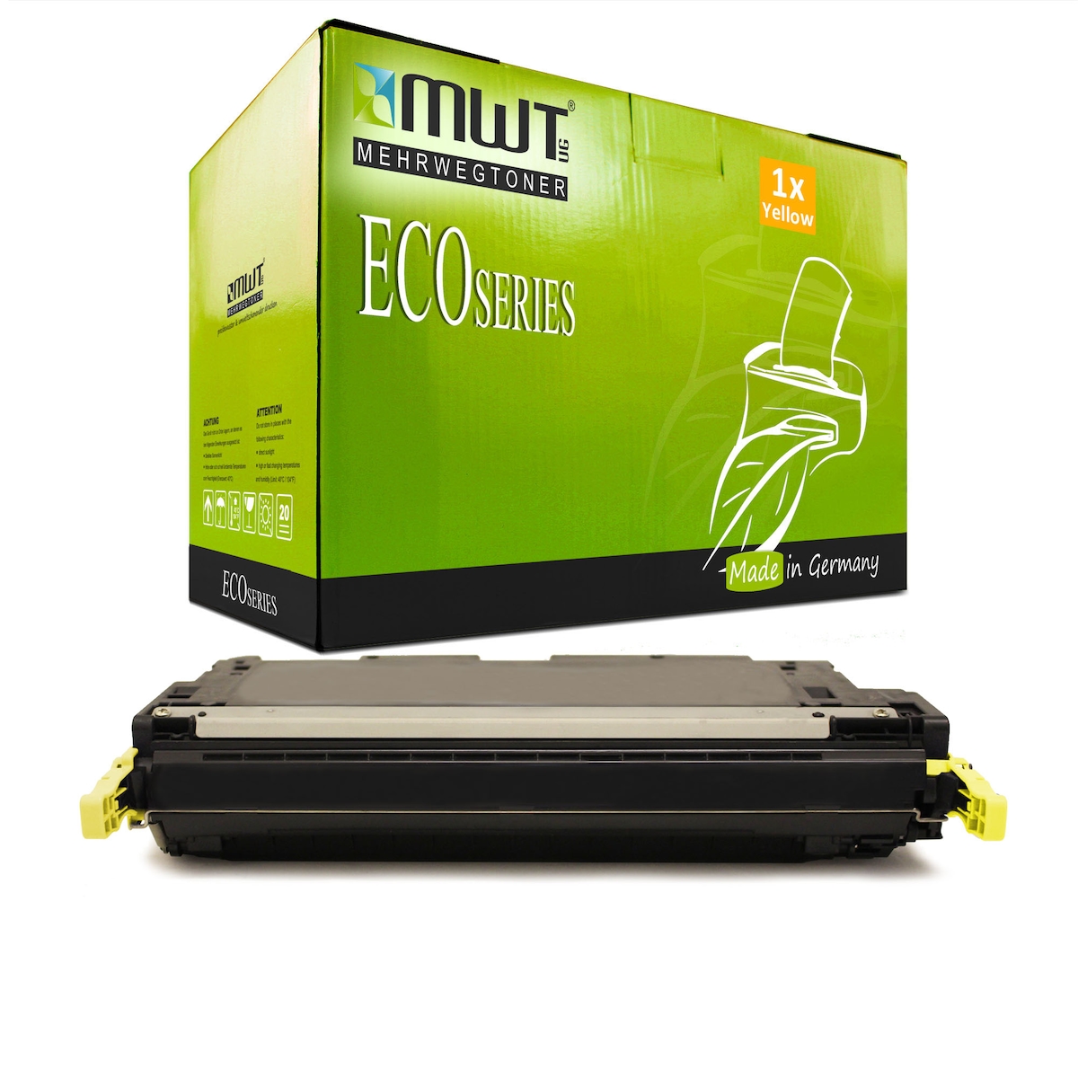 1 Mehrwegtoner kompatible Lasertoner ersetzt HP Q6462A 644A Yellow Image
