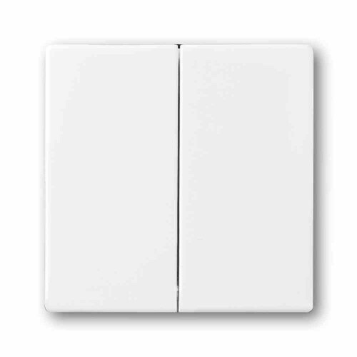 Busch-Jaeger FUTURE LINEAR Wippe Serien, Schalter/Taster, studioweiß, glänzend, ohne ISO Aufdruck Image