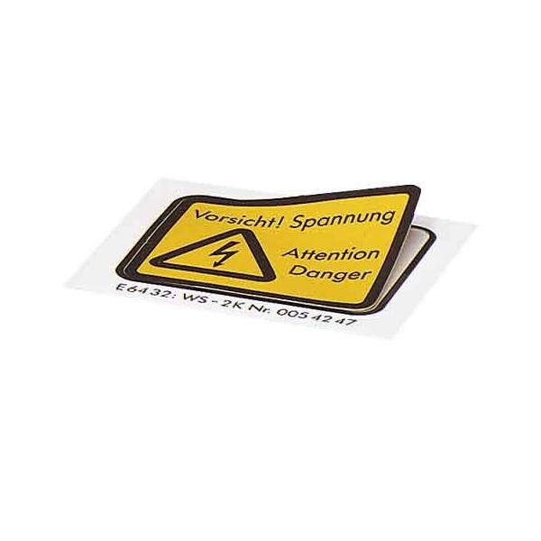 10 Stk. Phoenix Contact Warnschild WS-4K 1004584 Image