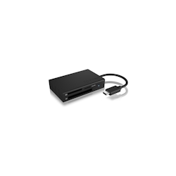 ICY BOX IB-CR401-C3 Kartenleser USB 3.2 Gen 1 (3.1 Gen 1) Type-C Schwarz Image