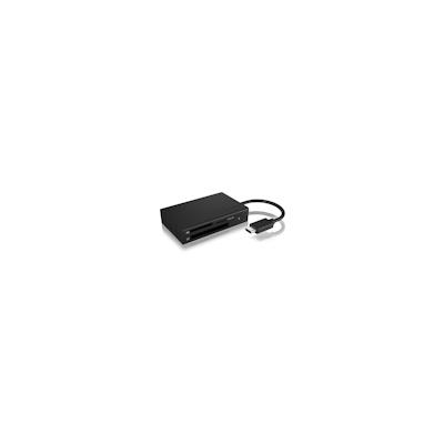 ICY BOX IB-CR401-C3 Kartenleser USB 3.2 Gen 1 (3.1 Gen 1) Type-C Schwarz