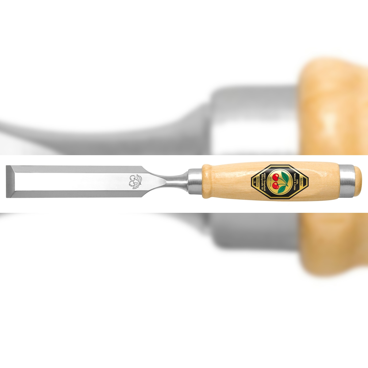 Kirschen Stechbeitel mit Weißbuchenheft - 3mm Image