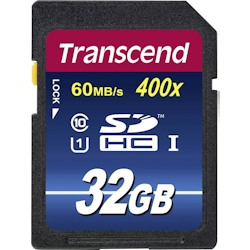 Transcend Premium 400 SDHC-Karte Industrial 32 GB Class 10, UHS-I TS32GSDU1 Image