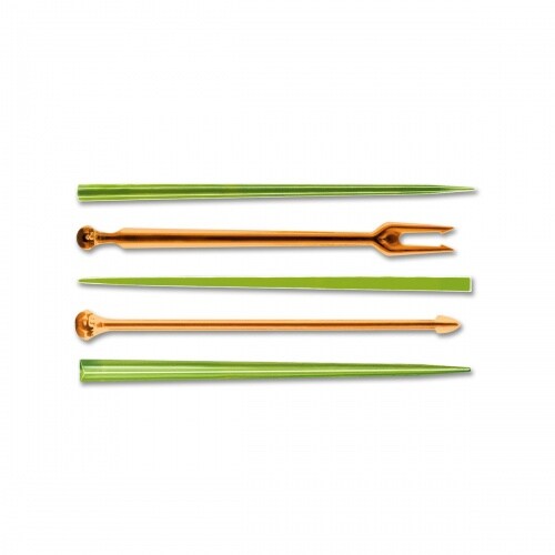 Einweg Party Picker Farbig 90mm aus Plastik, 100 Stück - Mank Image