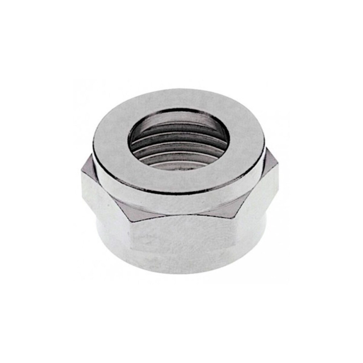 Sechskantmutter 1/2`, Messing vernickelt Image