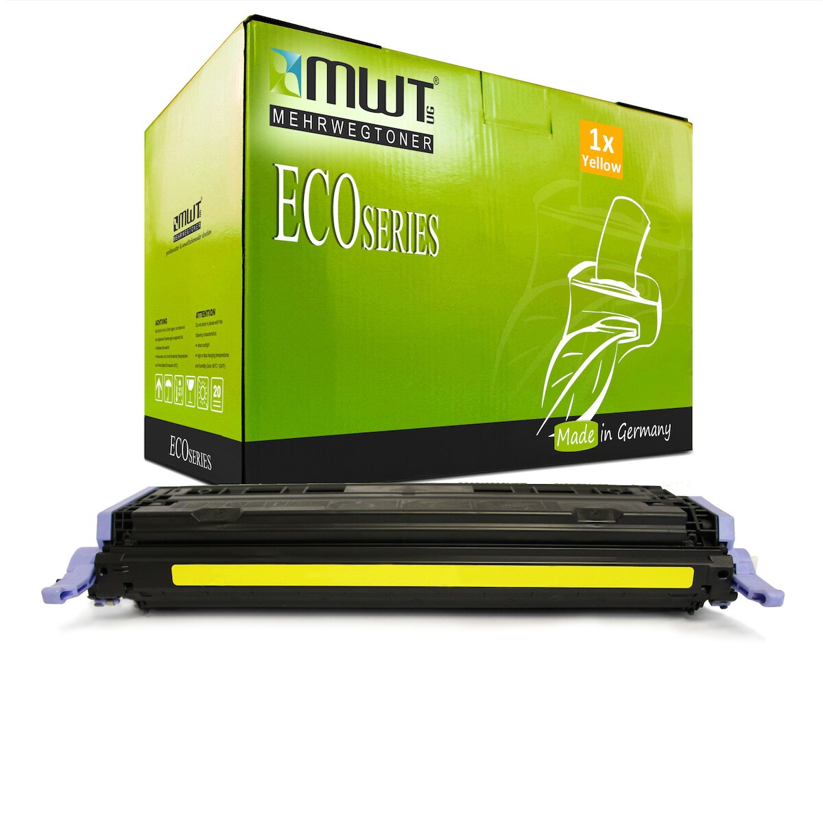 1 Mehrwegtoner kompatible Lasertoner ersetzt Canon 707Y 9421A004 Yellow Image