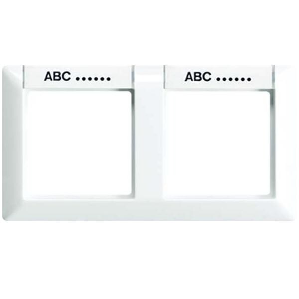 Jung Rahmen 2-fach aws AS 5820 NA WW AS5820NAWW Image