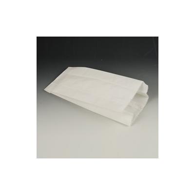 PAPSTAR 1000 Papierfaltenbeutel, Cellulose, gefädelt 24 cm x 11 cm x 6 cm weiss Füllinhalt 1 kg