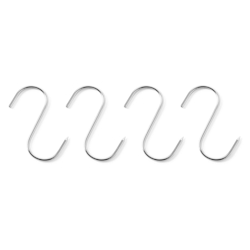 Hendi Fleischerhaken Set mit 4 Haken aus Edelstahl Image