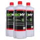 BiOHY WC-Reiniger (3x1l Flasche) | EXTRA STARK | Profi bio Konzentrat | Dickflüssiges Reinigungs-Gel | Ideal gegen Urinstein