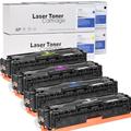 4 Toner Set für HP Color LaserJet CM1312CB MFP D&C-Tonerkassetten alle Farben kompatibel HP 125A