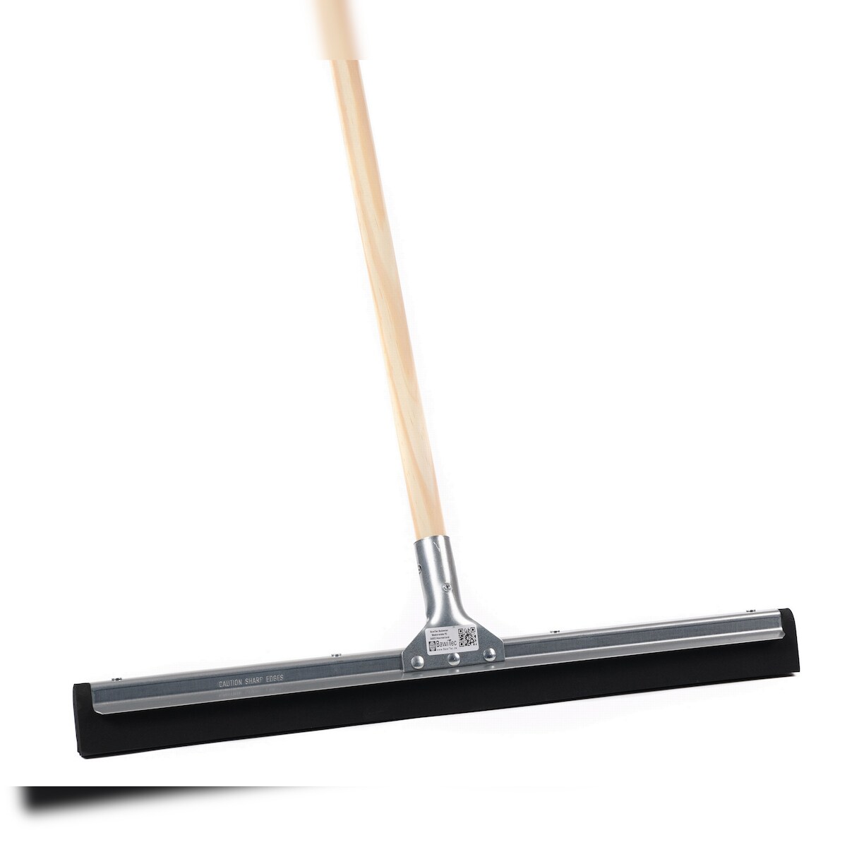 XXL Wasserschieber Gummischieber 75cm Breit mit Holzstiel 140cm Bodenabzieher Abzieher mit Stiel Wasserabzieher Image