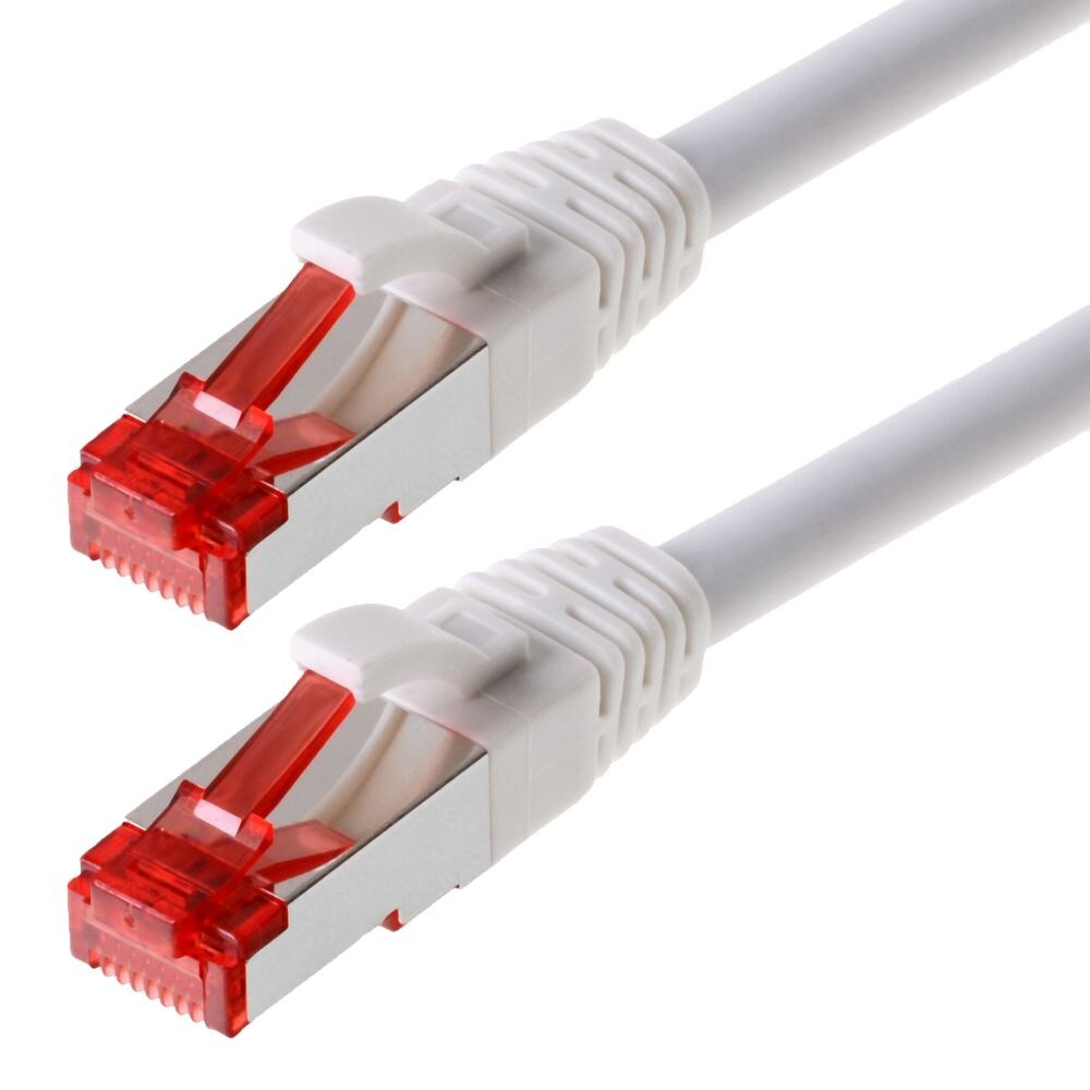 Helos Patchkabel S/FTP Cat 6 weiss 1,5m Image