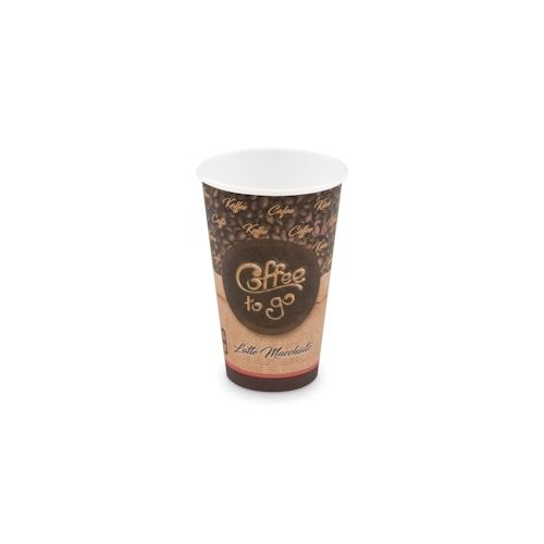 50x Kaffeebecher XL ‚Coffee To Go‘ Latte Macchiato Cappuccino 400ml 510ml