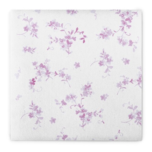 Sovie HOME Serviette Bonnie in Beere aus Linclass® Airlaid 40 x 40 cm, 12 Stück - Floral Image