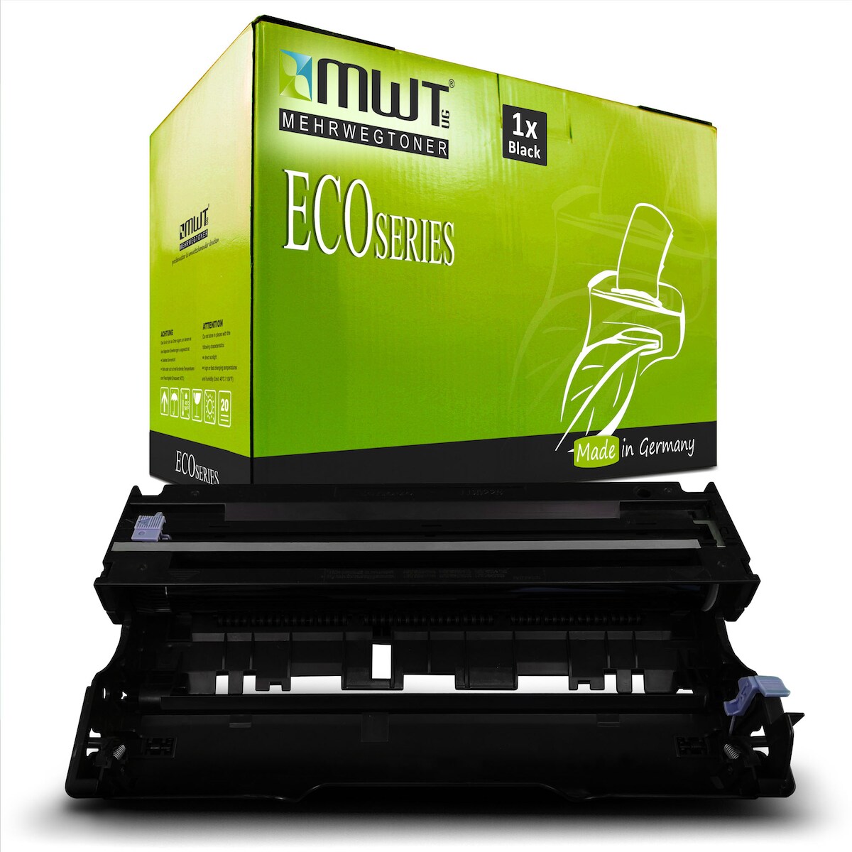 1 Mehrwegtoner kompatible Bildtrommel ersetzt Brother DR3000 Schwarz Image