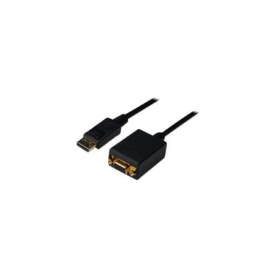 Digitus Assmann DisplayPort-Adapter DisplayPort (M) HD-15 (W) 15 cm ( DisplayPort 1.2 ) geformt Schwarz