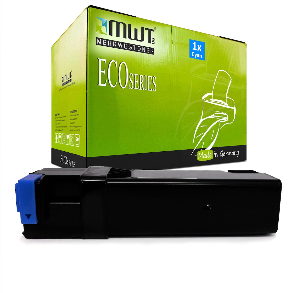 1 Mehrwegtoner kompatible Lasertoner ersetzt Dell 592-11674 769T5 Cyan Image