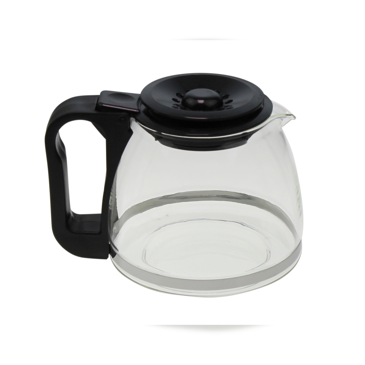 WPRO 484000000319 Universal-Glaskanne 9-15 Tassen H126-143mm für Kaffeemaschinen Image