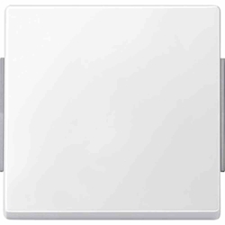 Merten AQUADESIGN Wippe einteilig, Schalter/Taster, polarweiß, glänzend, ohne ISO Aufdruck, geeignet für Bussystem-Tasterankopplung Image