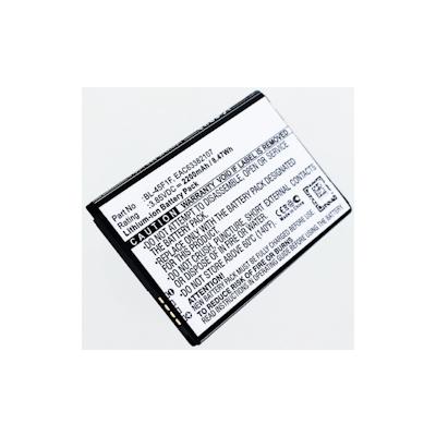 AGI Akku für LG Electronics K9 Li-Ion 3,85 Volt 2200 mAh schwarz Image