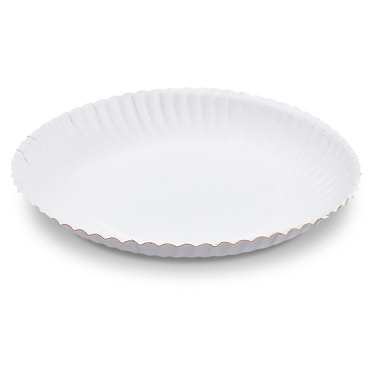 VEPATIM 50x BIONATURE Pappteller aus Frischfaser rund tief O28cm fettdicht weiß Image