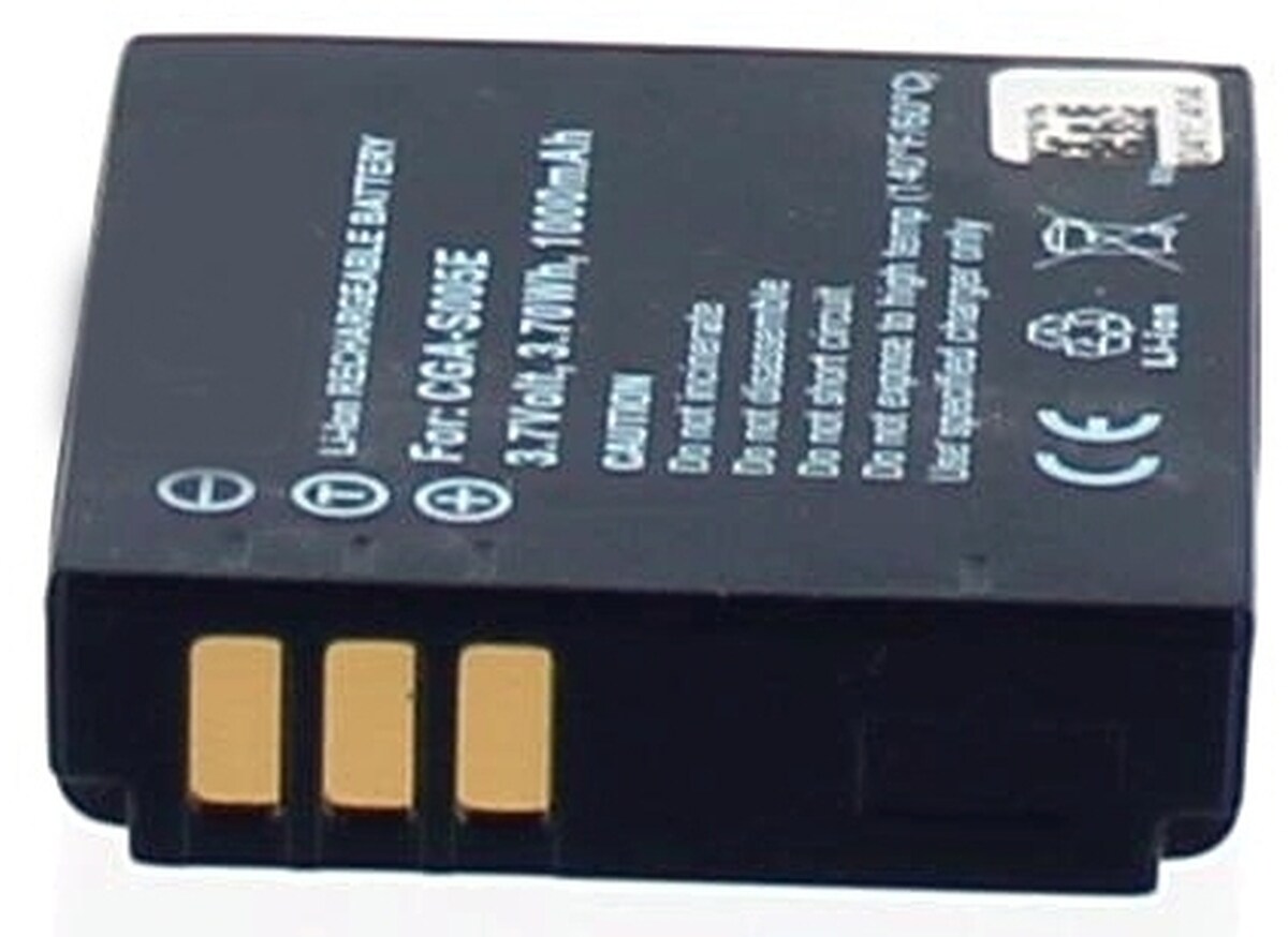 AGI Akku für Panasonic LUMIX DMC-FX01 Li-Ion 3,7 Volt 750 mAh schwarz Image