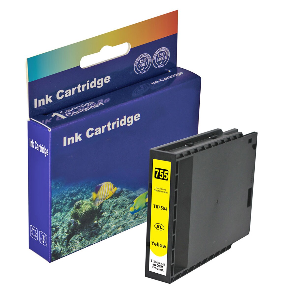 Kompatibel Epson T7554XL, C13T755440 Y Yellow Gelb Druckerpatrone für 4.000 Seiten von D&C Image