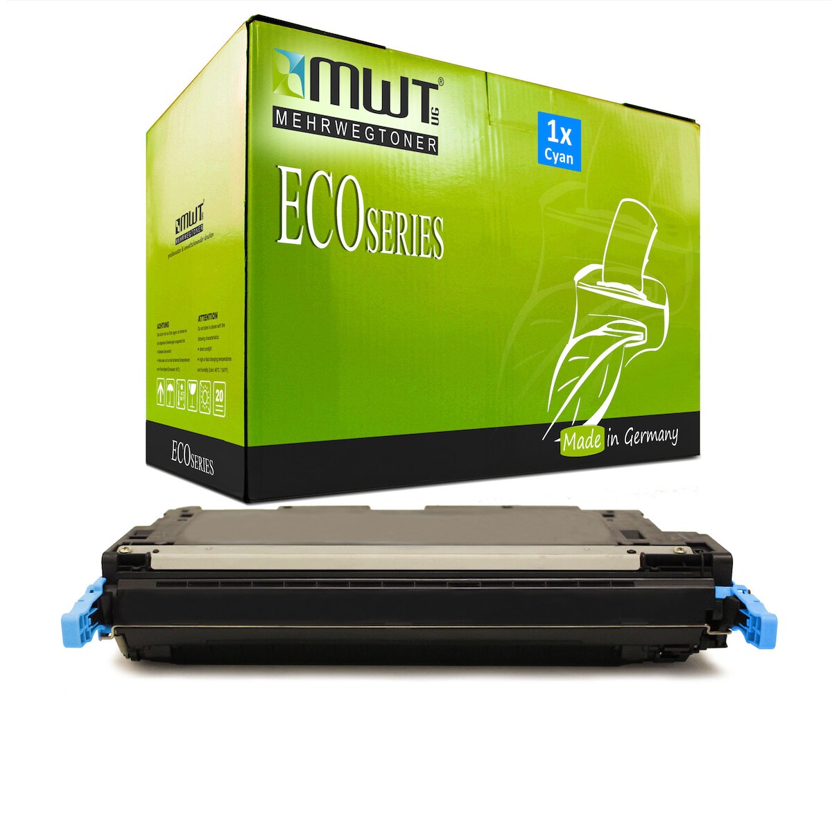 1 Mehrwegtoner kompatible Lasertoner ersetzt HP Q7561A 314A Cyan Image