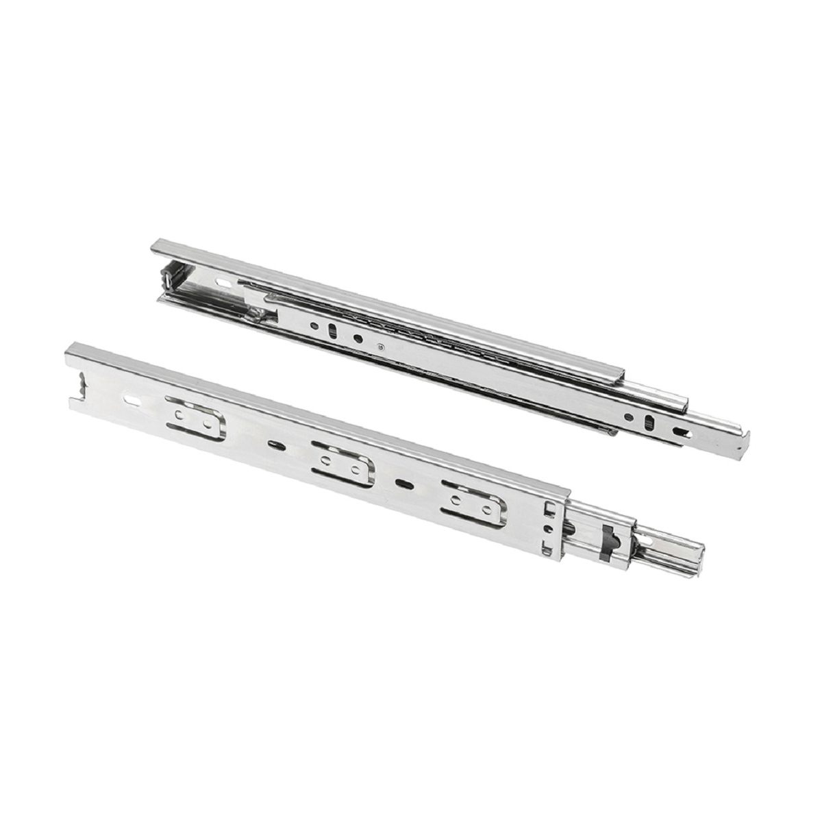 MS Beschläge Vollauszug Schubkastenschiene Schubladenauszug h 35mm Teleskopauszug 500mm Image