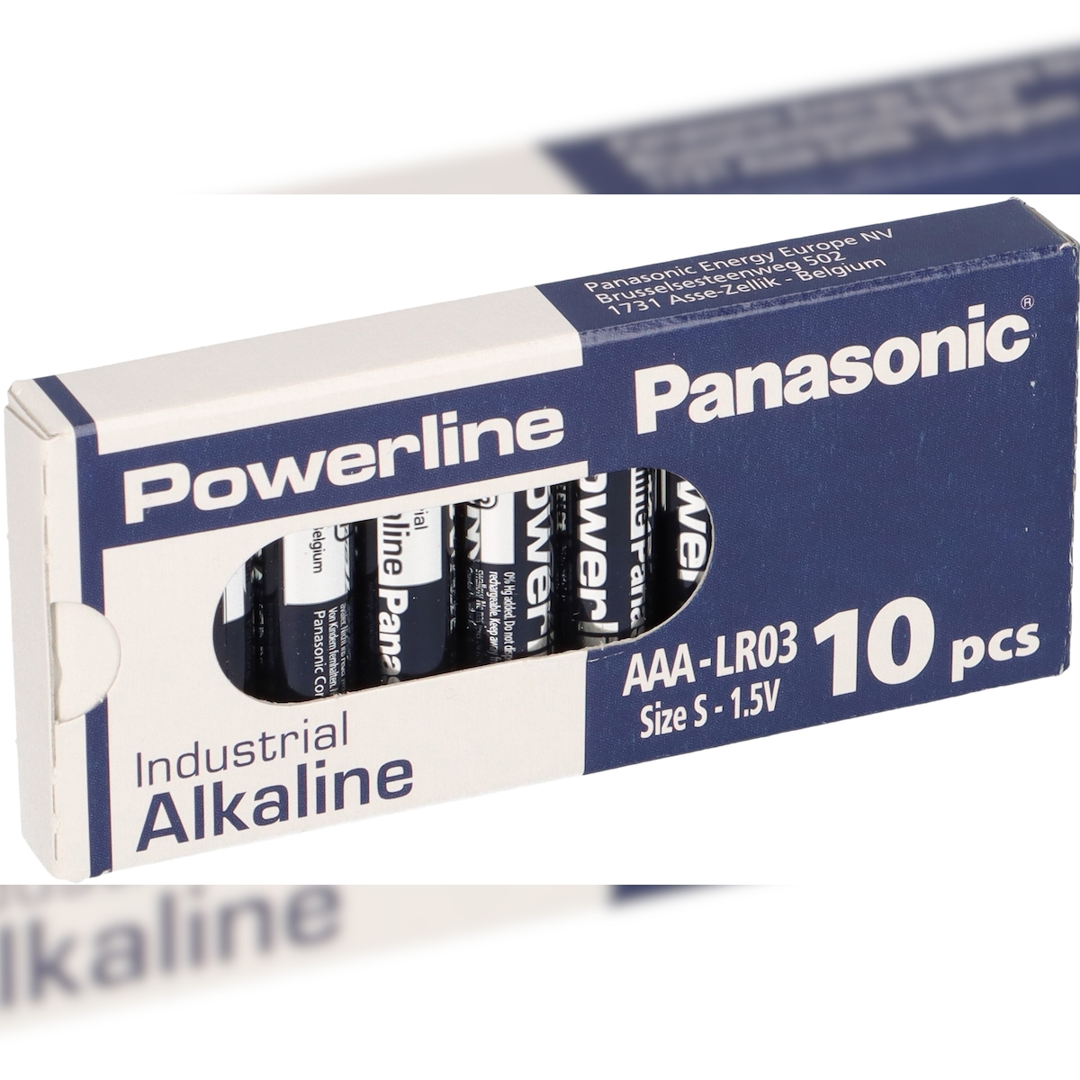 10x MICRO AAA LR03 MN2400 Batterie PANASONIC POWERLINE INDUSTRIAL 1383mAh Image