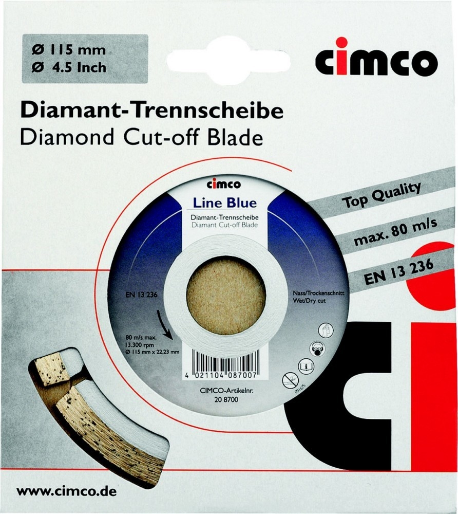 Cimco Werkzeuge Diamanttrennscheibe 208702 Image