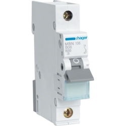 Hager LS-Schalter 1P 6kA B-6A 1M Image