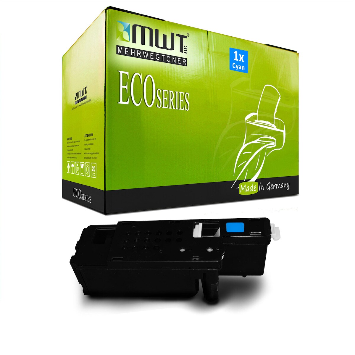 1 Mehrwegtoner kompatible Lasertoner ersetzt Epson C13S050613 Cyan Image