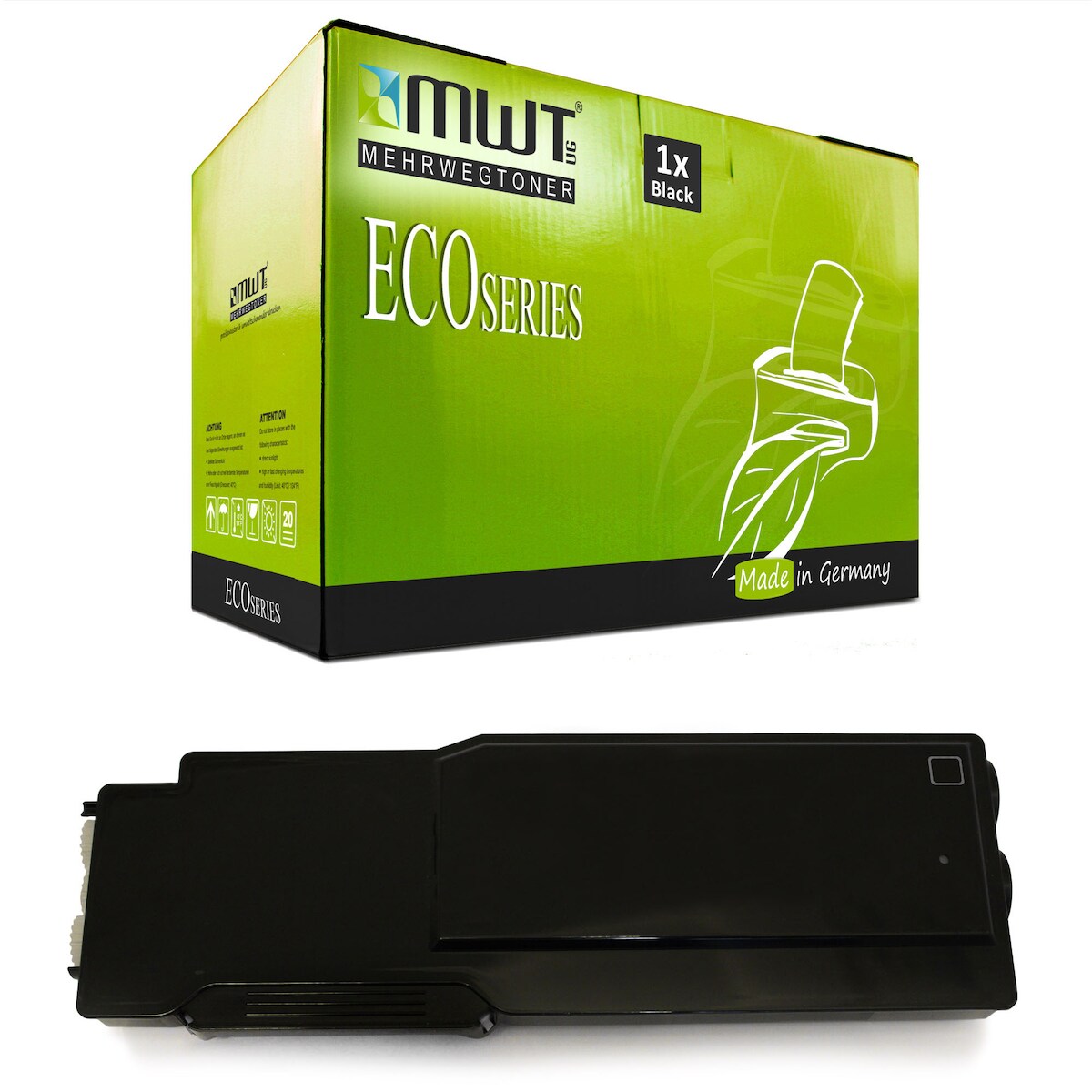 1 Mehrwegtoner kompatible Lasertoner ersetzt Dell 593-11115 86W6H Schwarz Image