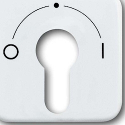 Busch-Jaeger Zentralscheibe aws 2557 SLPZ-214-101 2CKA001710A1456 Image