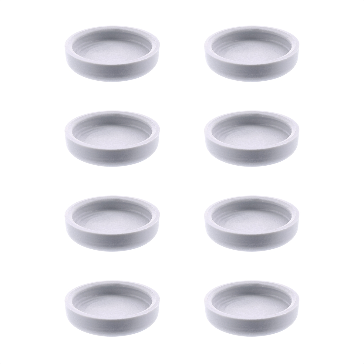 WAGNER QuickClick® Kunststoffgleiter HYPER SLIM - 8er-Set Ersatzgleiter Ø 17 mm - für Basis Ø 17 mm - DE Ware - 15792100 Image