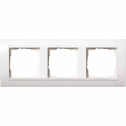 Gira Event Rahmen, 3f, reinweiß, glänzend, Kunststoff, Unterputzmontage, 0213803 Image